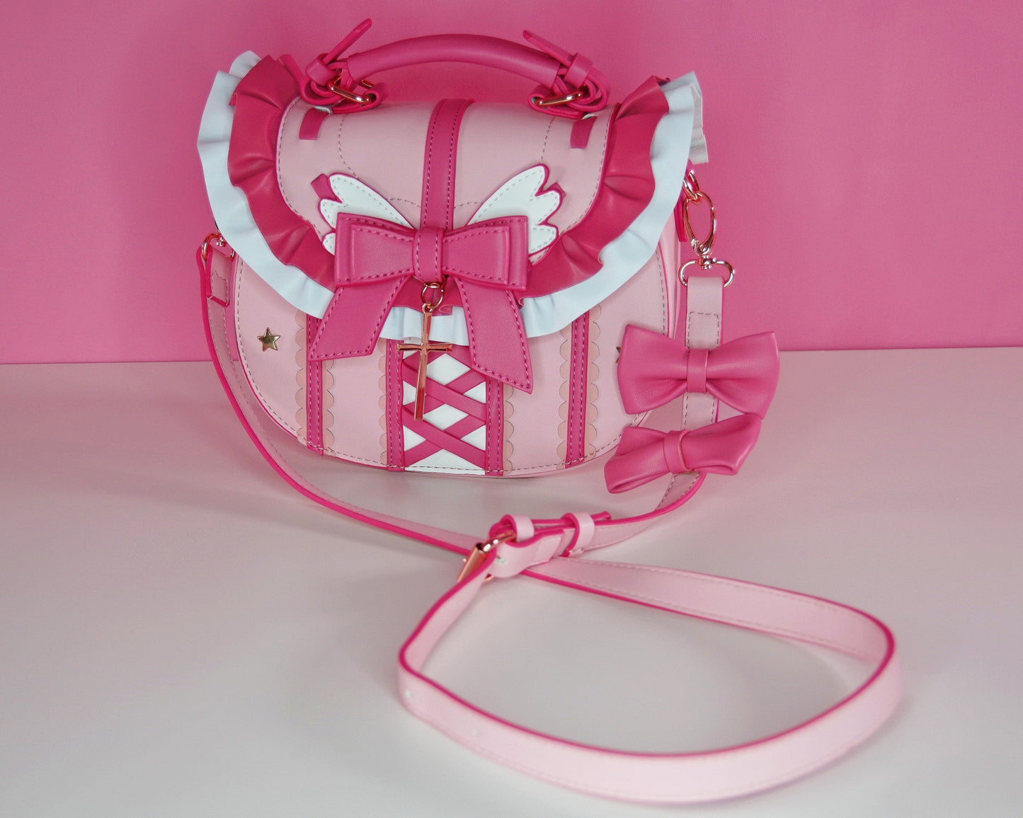Angelic Charm Crossbody Bag