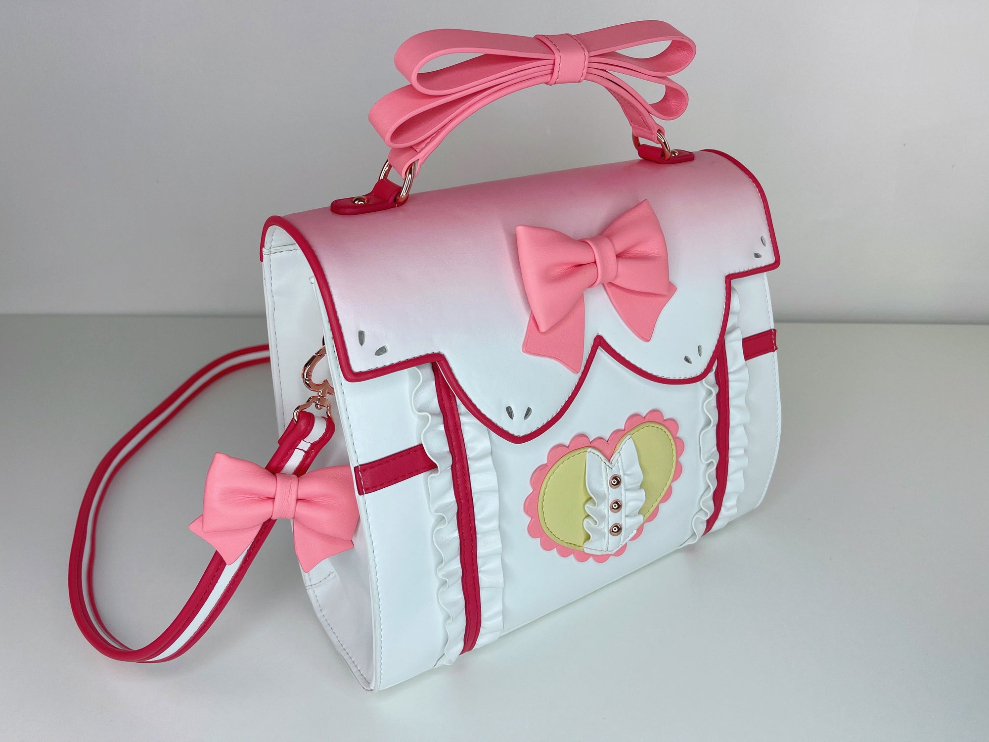 Magical Girl Satchel – Madoka-Inspired Crossbody Bag (In Stock & Ready to Ship)