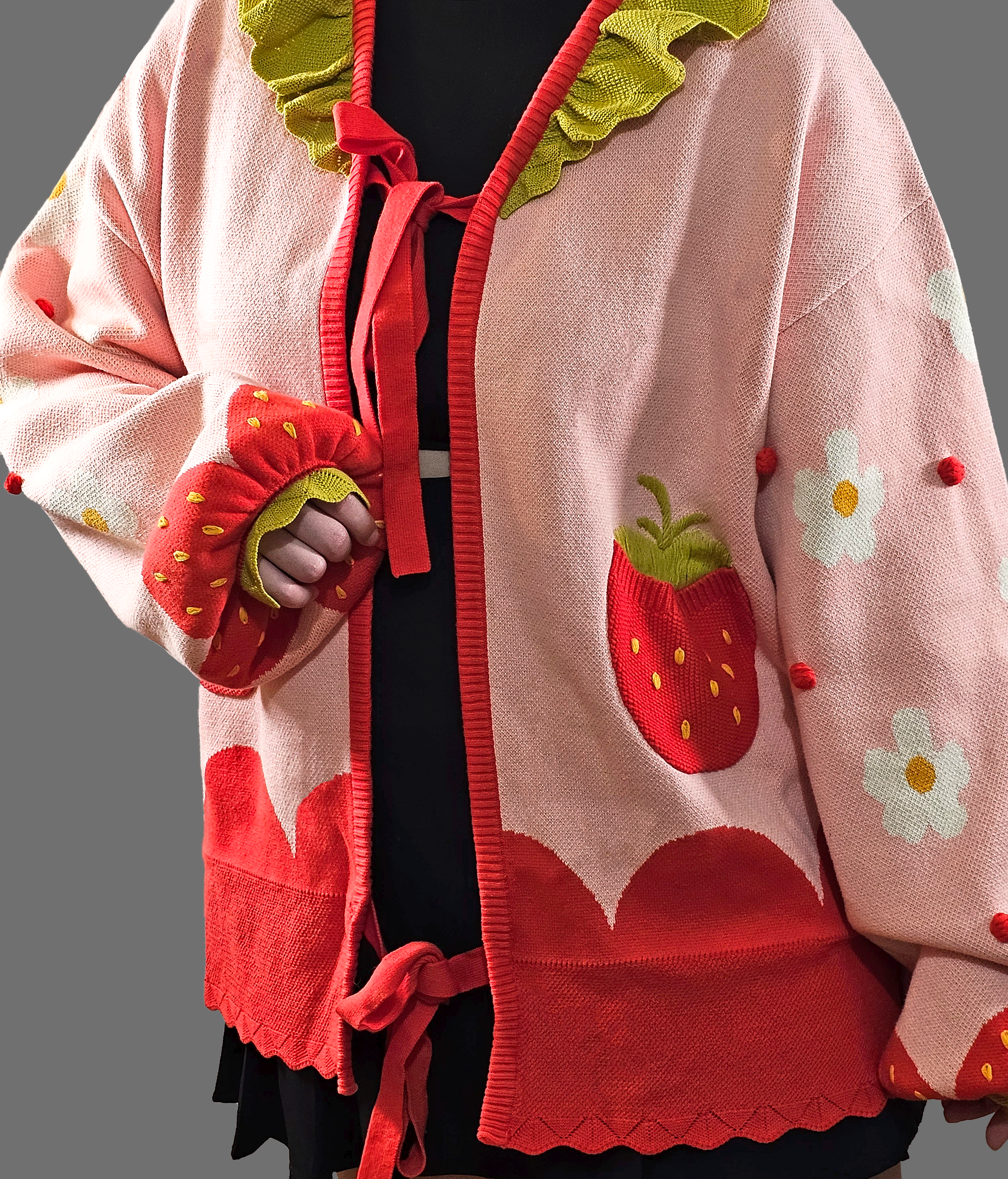 Strawberry Blossom Cardigan