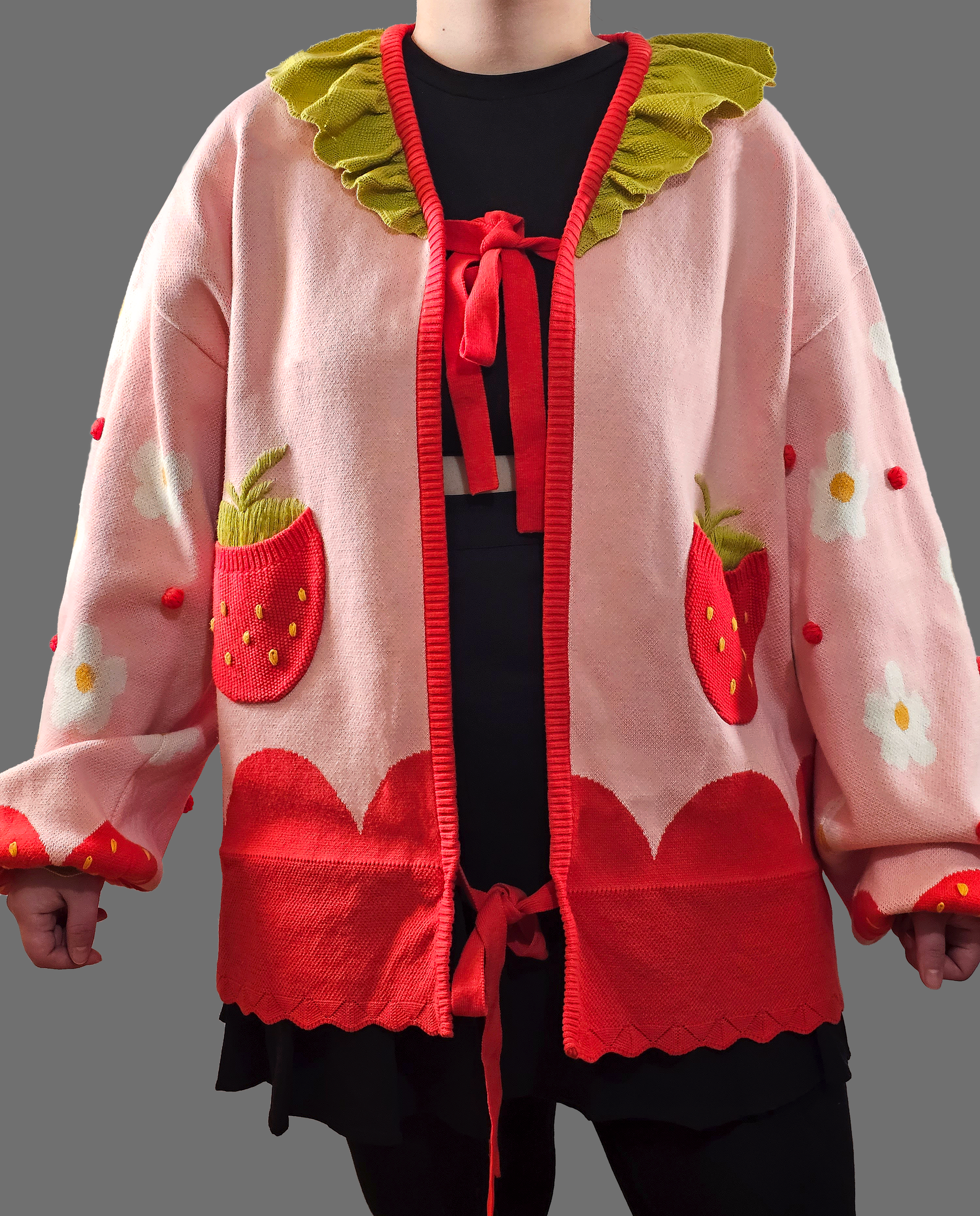 Strawberry Blossom Cardigan