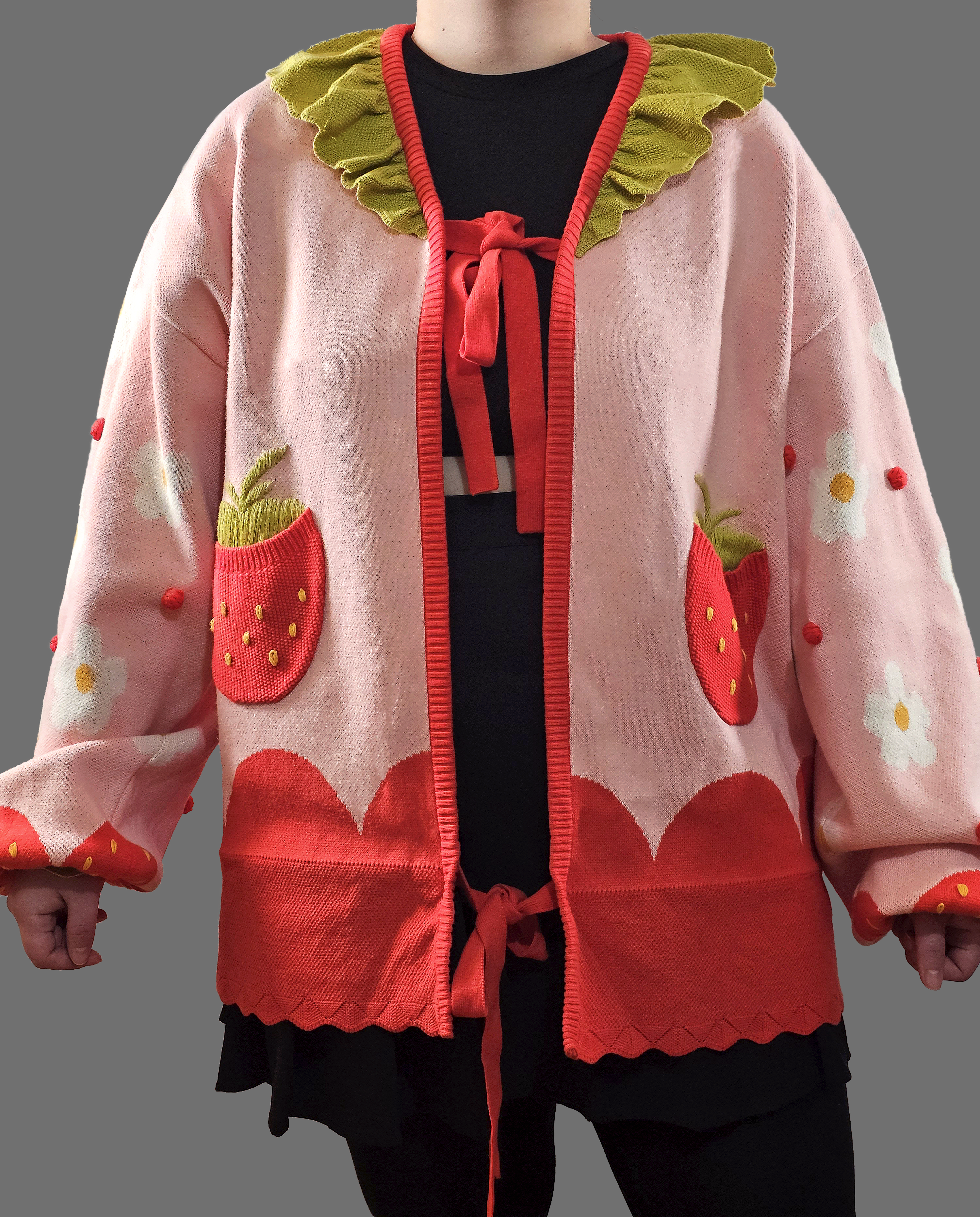 Strawberry Blossom Cardigan