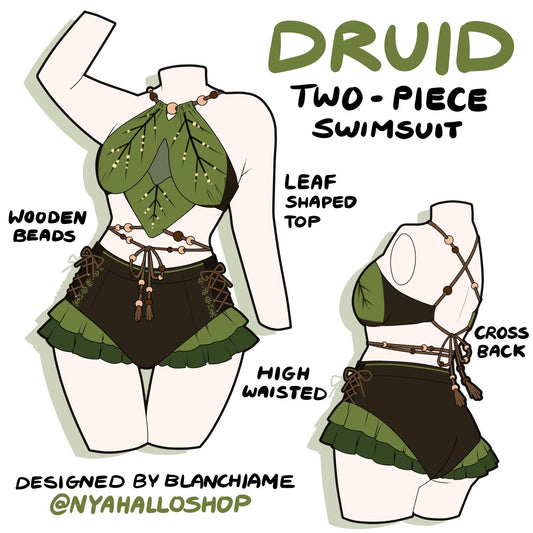 [PRE-SAMPLE PRE-ORDER] Druid Two-Piece Swimsuit (6+ month wait)
