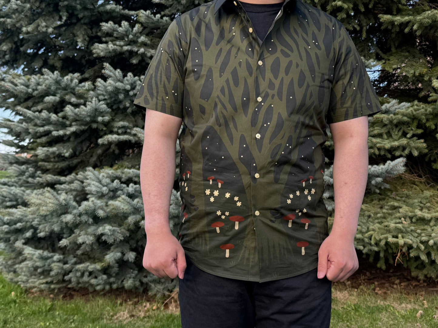 [PRE-ORDER] Mystic Woodland Button Up Shirt UNISEX WEAR