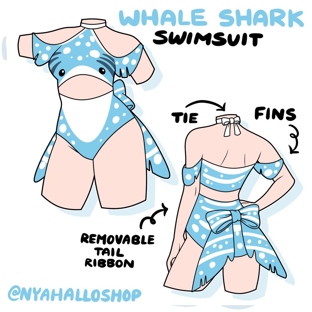 [PRE-SAMPLE PRE-ORDER] Whale shark swimsuit (6+ month wait)