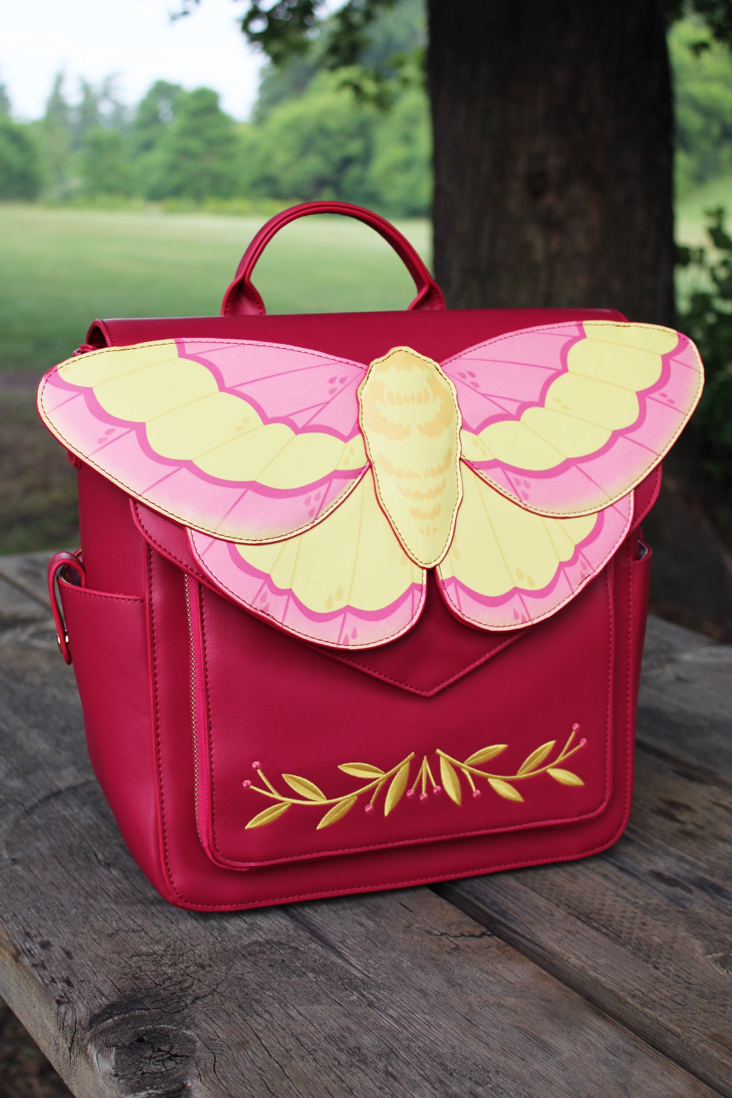Rosy Maple Moth Convertible Bag - Spacious, Whimsical Backpack | [Pre-Order, Ships Fall 2025]