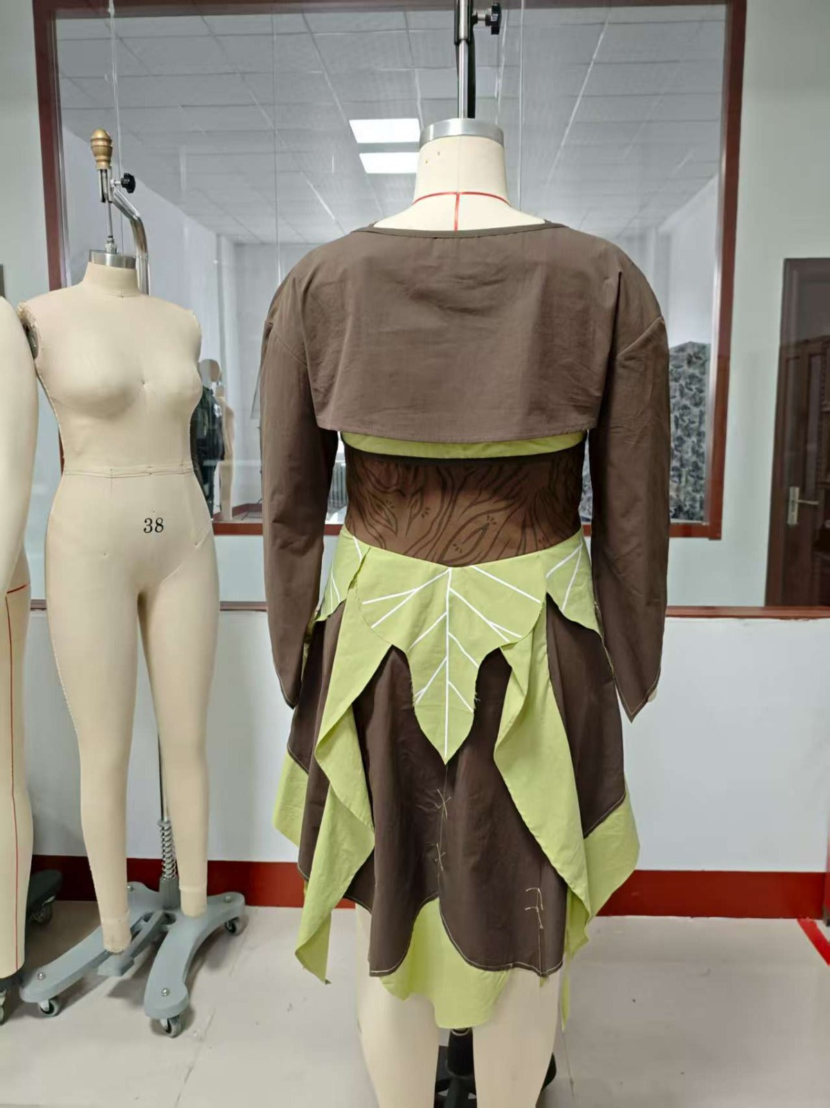 Mossy Forest Dress | Layered Woodland Fairycore Gown with Corset and Shrug [Interest Check]