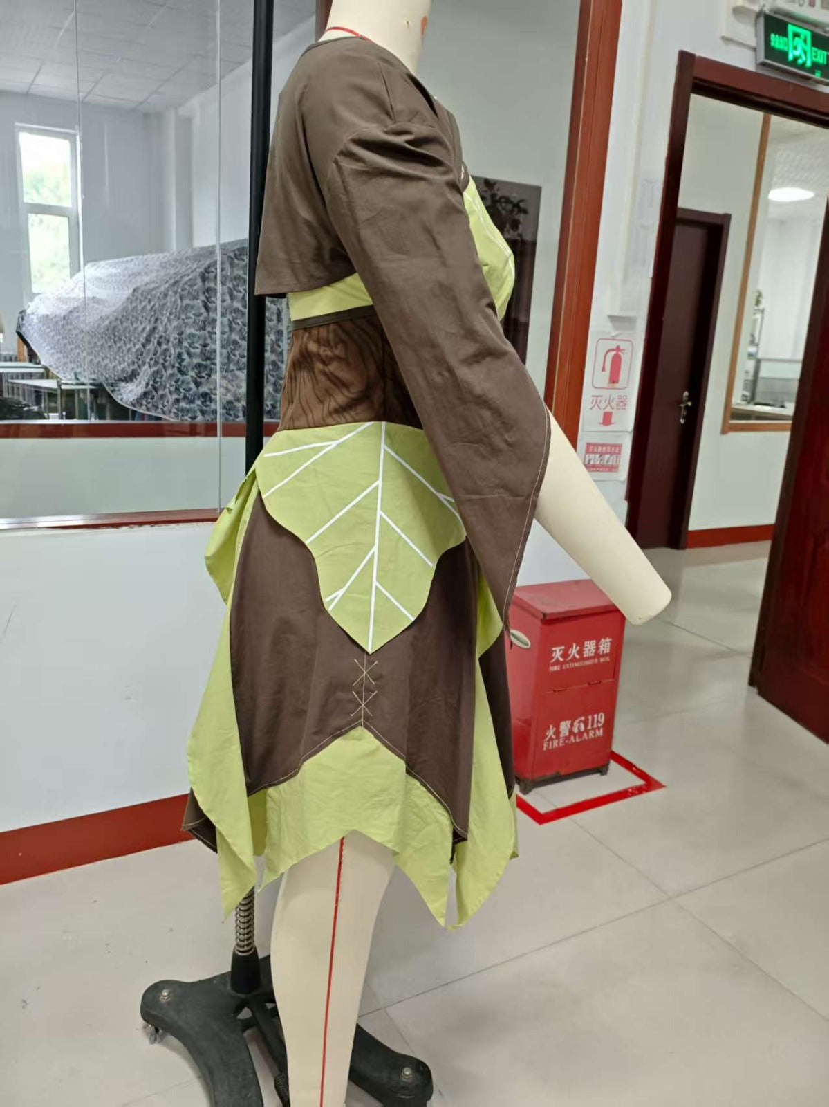 Mossy Forest Dress | Layered Fairycore Woodland Gown with Cape Nyahallo Mossy Forest Dress | Layered Fairycore Woodland Gown with Cape Nyahallo