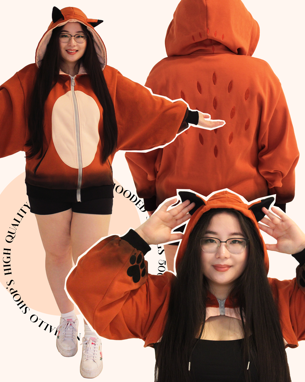 [PRE-ORDER] Fox Hoodie UNISEX WEAR