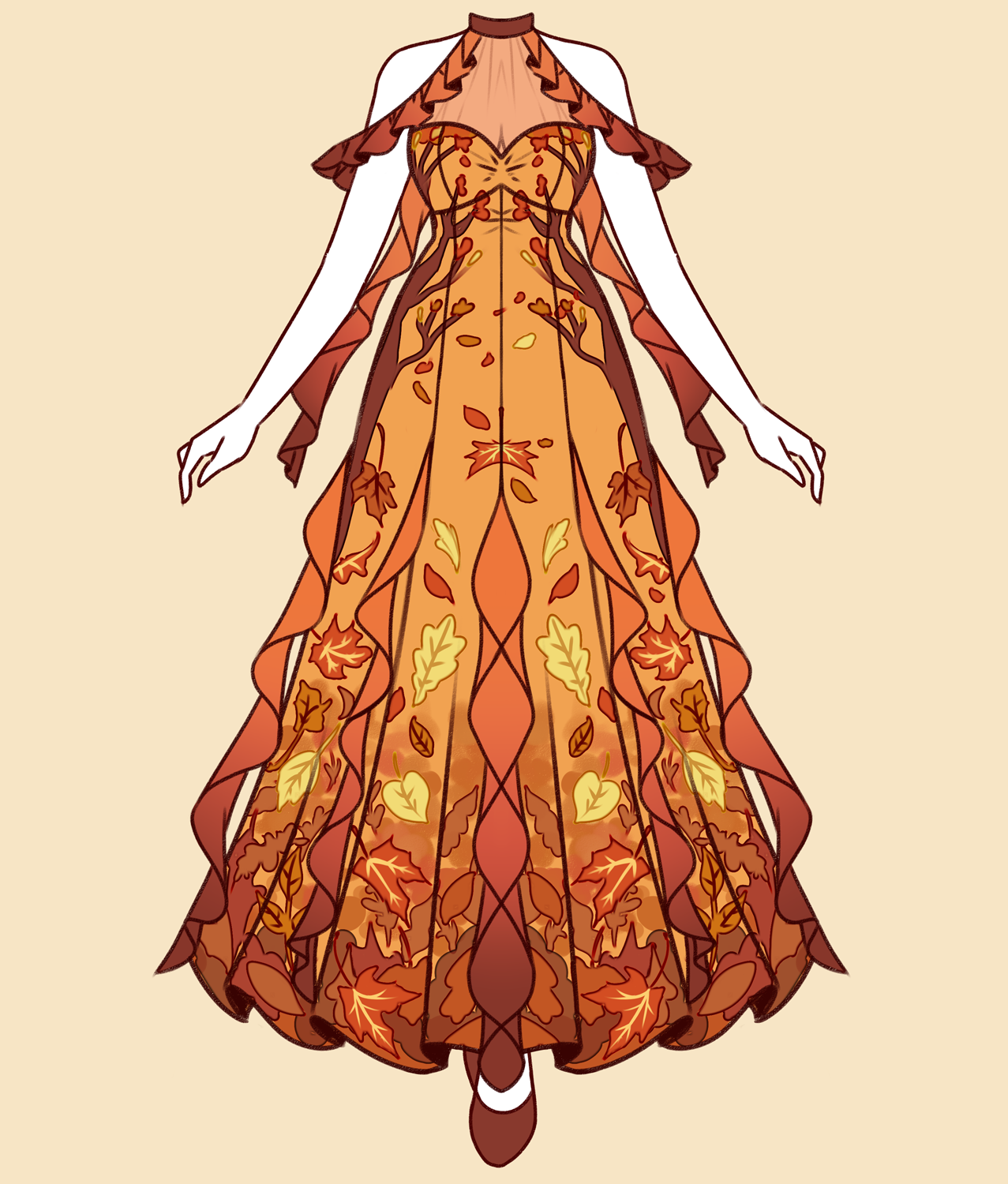 Autumn Leaves Dress (ESTIMATED AVAILABILITY FALL 2024)