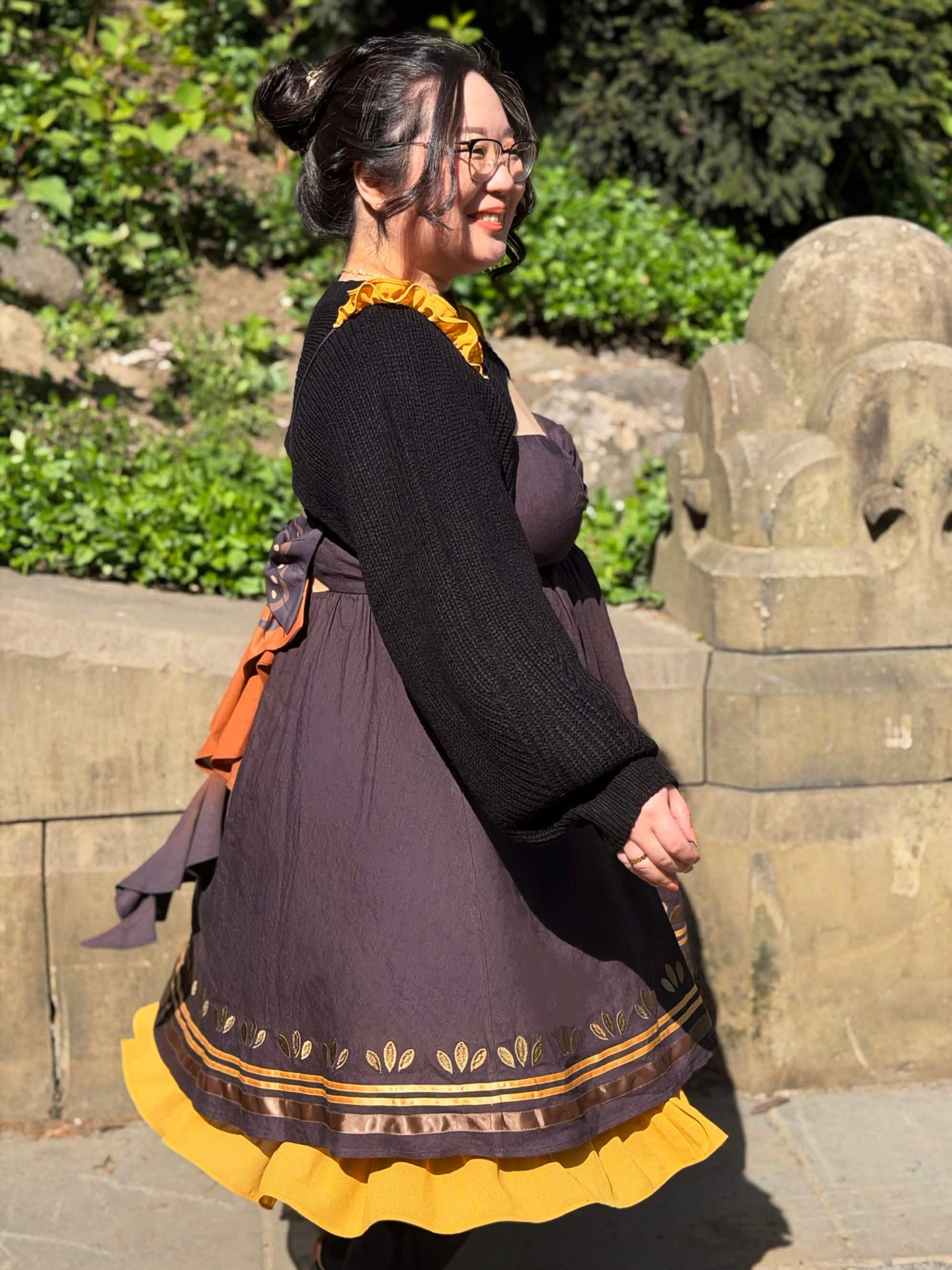 Death's-Head Hawkmoth Dress, Gothic Fairycore Moth Dress | Nyahallo Death's-Head Hawkmoth Dress, Gothic Fairycore Moth Dress | Nyahallo