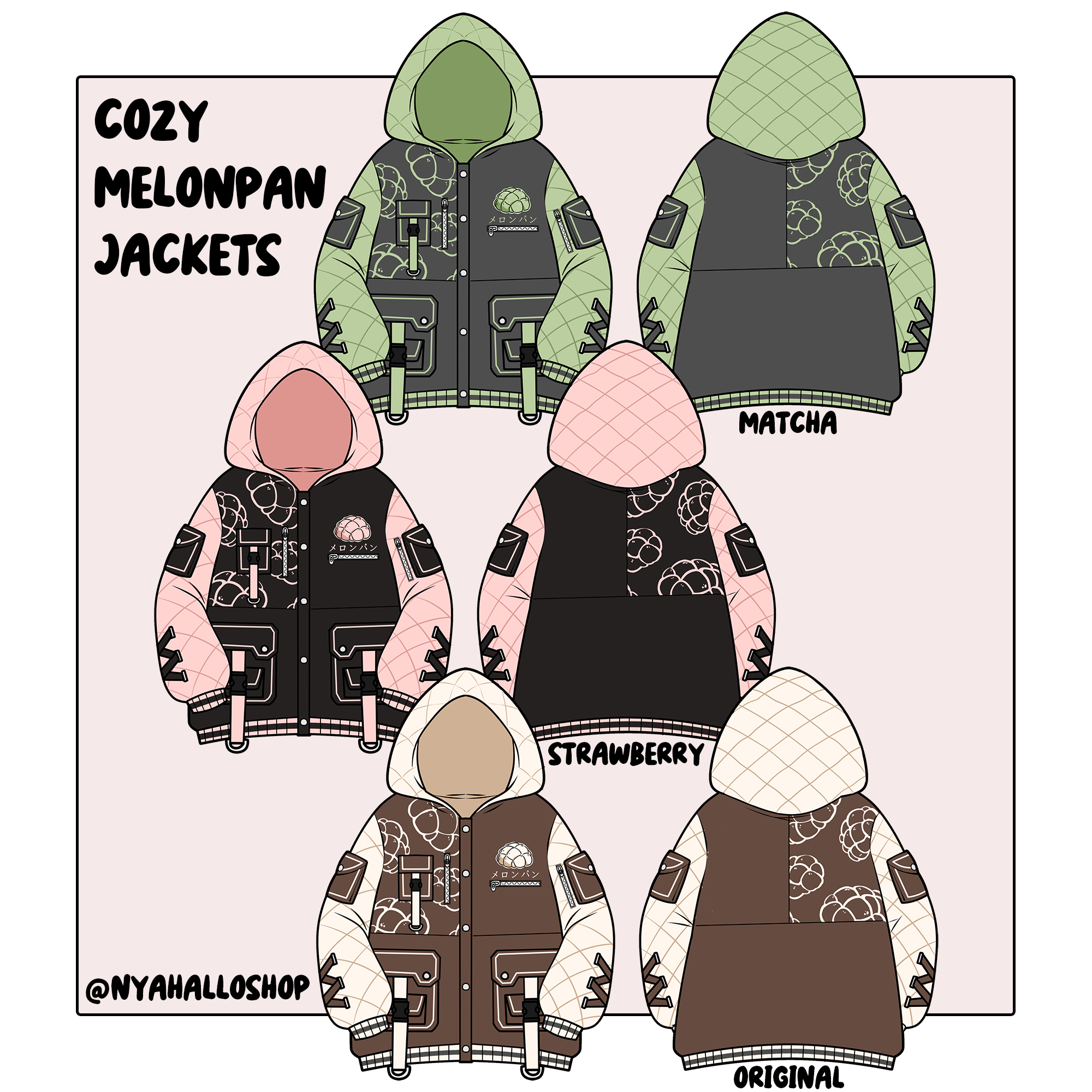 [PRE-SAMPLE PRE-ORDER] Melonpan Jackets