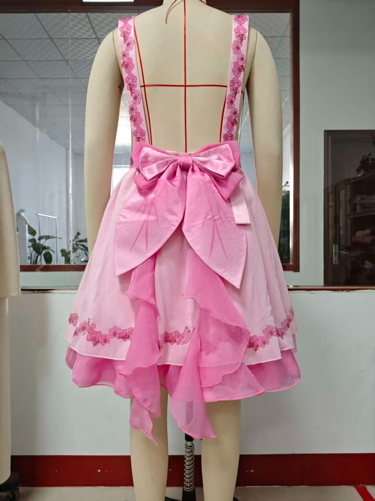 Orchid Pinafore skirt | Pre-Sample Pre-Order