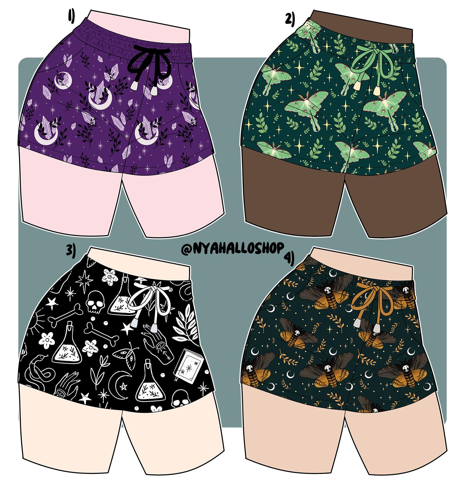 [PRE-SAMPLE PRE-ORDER] Printed Shorts