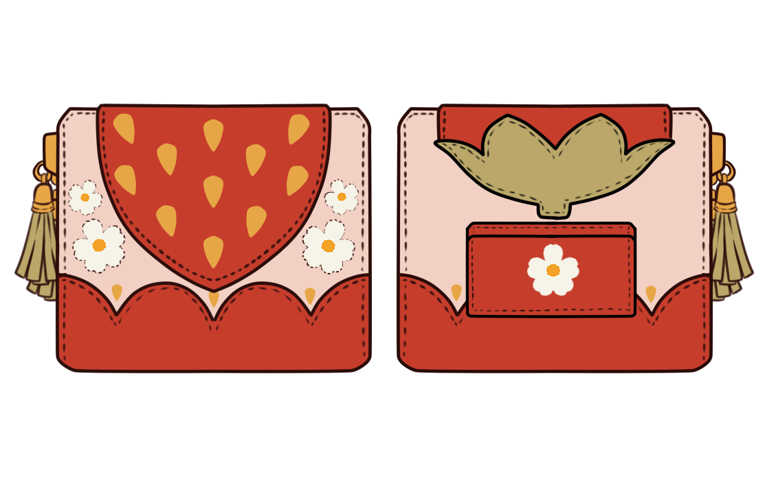 [PRE-ORDER ROUND 2] Strawberry Blossom Wallet