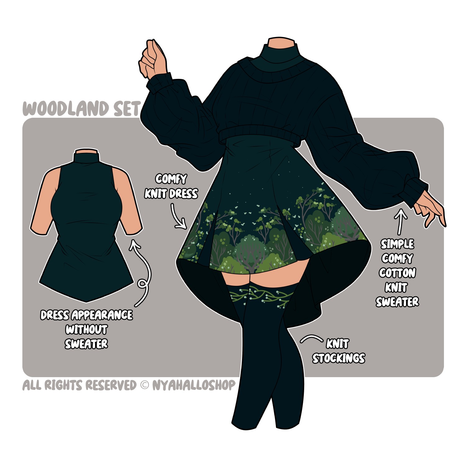 [PRE-SAMPLE PRE-ORDER] Woodland Knit Set