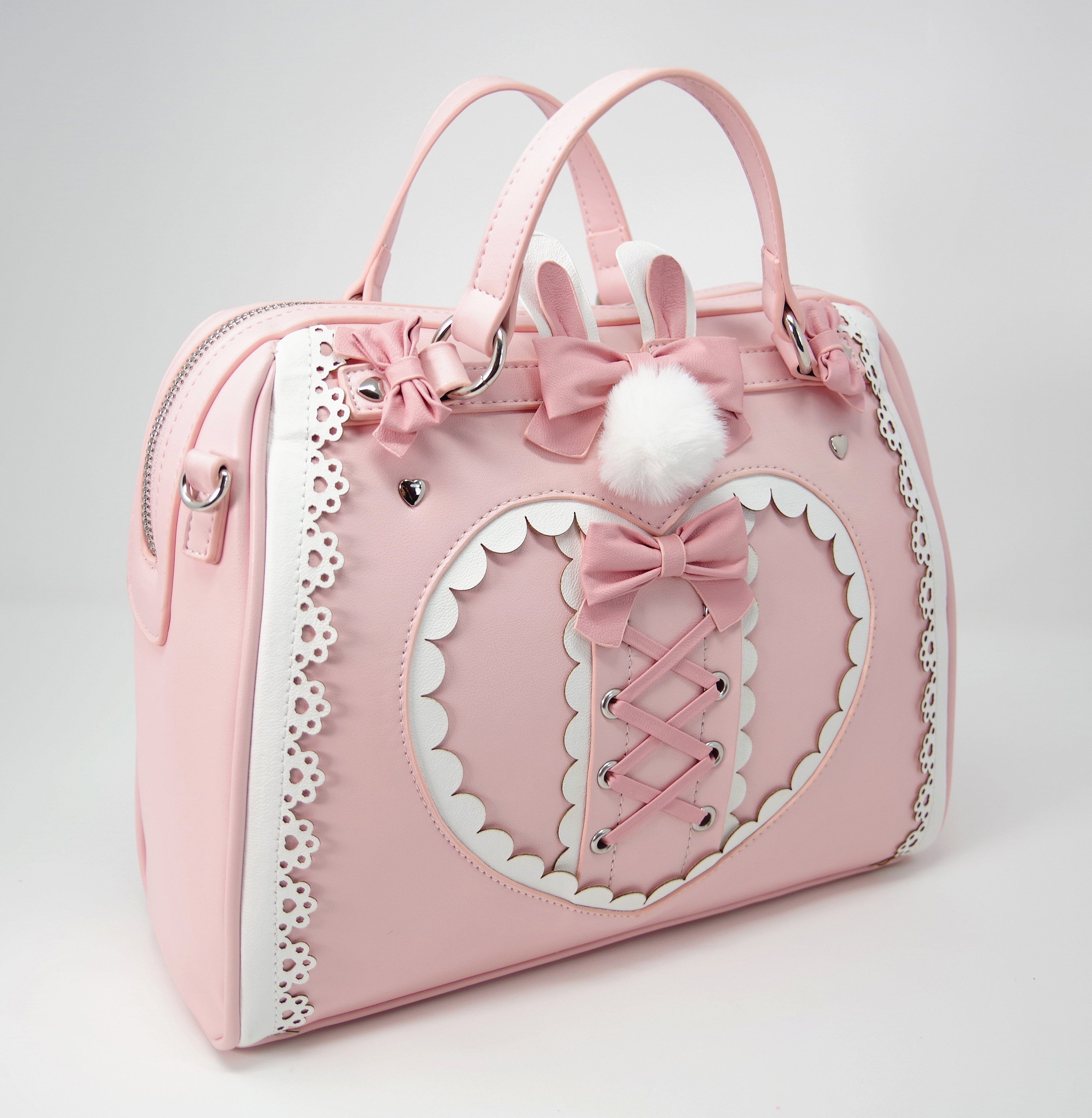 Bunny Sweetheart Puff Medium Sized Handbag