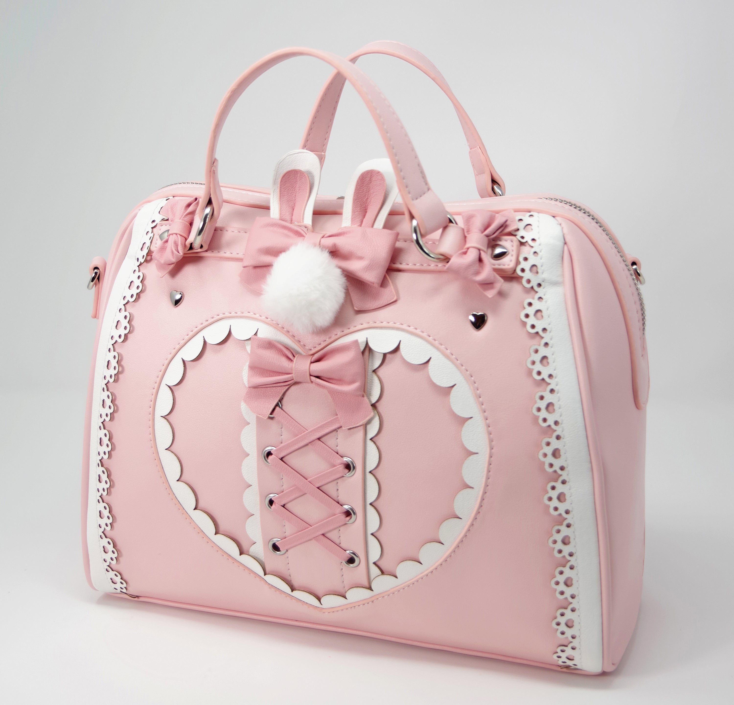 Bunny Sweetheart Puff Medium Sized Handbag