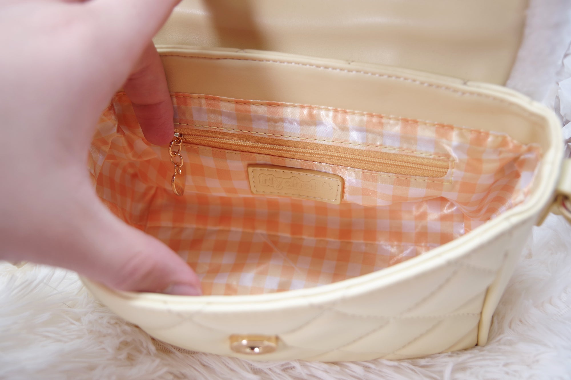 Vanilla Creampuff Small/Medium Sized Handbag