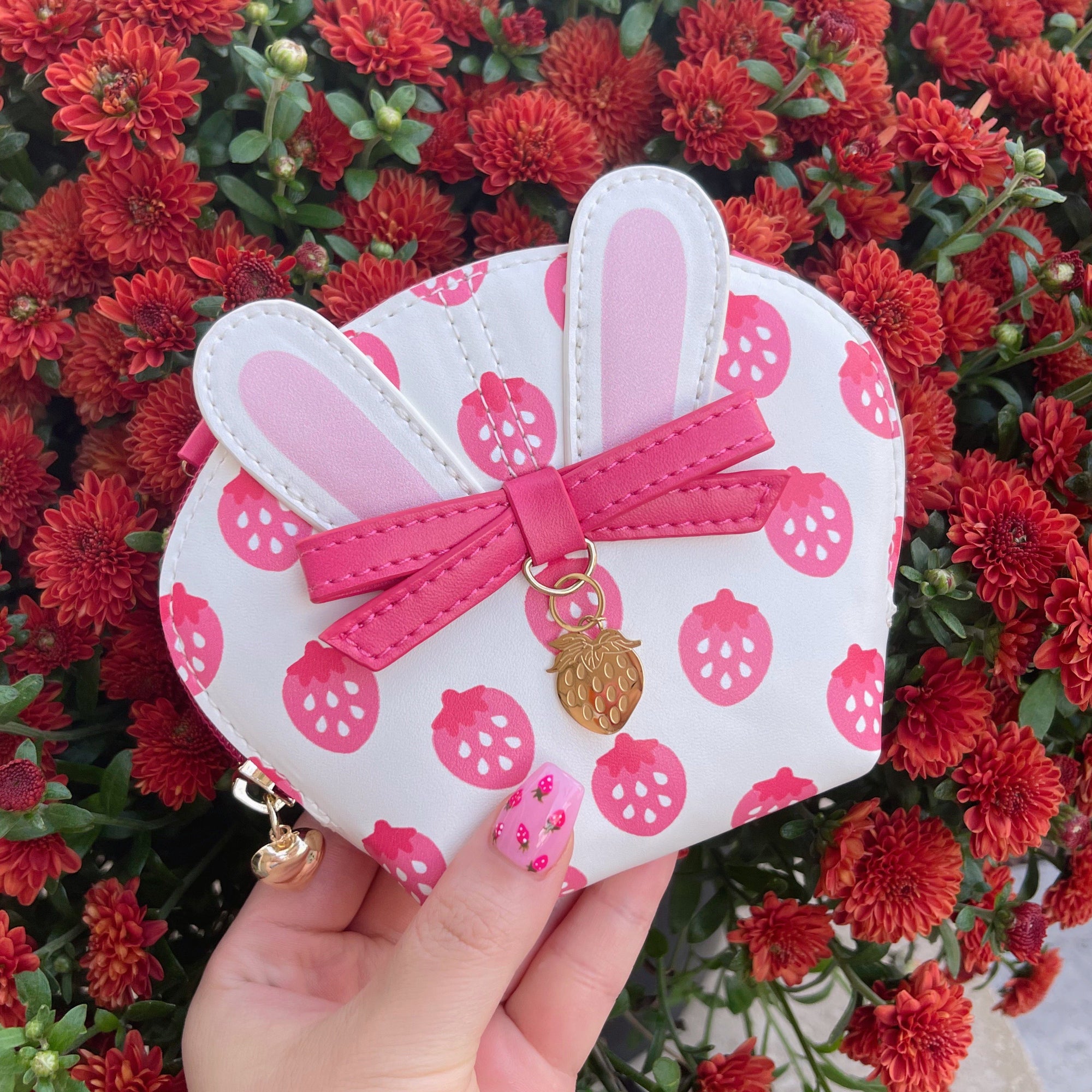 Mew Berry Inspired Bunny Coin Purse